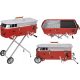  LUND FOLDABLE garden charcoal grill with wheels