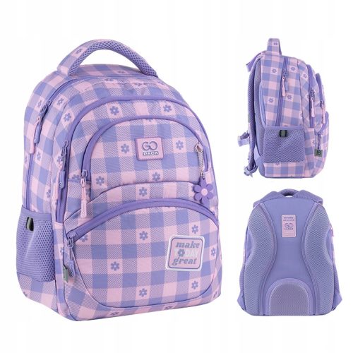 GoPack GO25-175M-4 Youth School Backpack for Girls - Stylish & Spacious