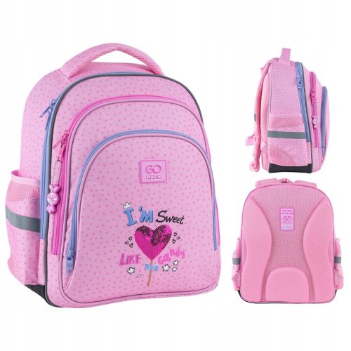 GoPack GO25-2606S-3 Stylish & Ergonomic School Backpack for Young Girls