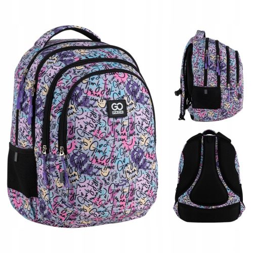 GoPack GO25-162M-1 Stylish and Ergonomic School Backpack for Girls