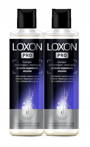 Loxon Pro Anti-Hair Loss Shampoo for Men & Women, 250 ml Twin Pack