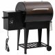  Pellet grill with lower shelf, black, 94 cm,