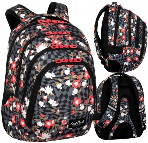 CoolPack Drafter 28L Youth School Backpack for Girls - Venice Flower Design