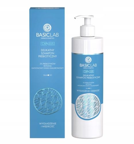Gentle Prebiotic Shampoo for Rough and Brittle Hair, 300 ml by BasicLab