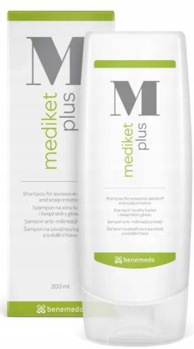 Mediket Plus Shampoo for Severe Dandruff and Itchy Scalp, 200 ml