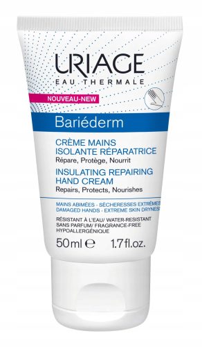Uriage Bariederm Hand Cream - Regenerative and Protective, 50ml