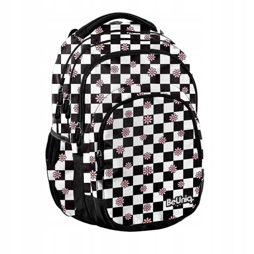 New Collection! BEUNIQ Youth School Backpack with Plaid Design