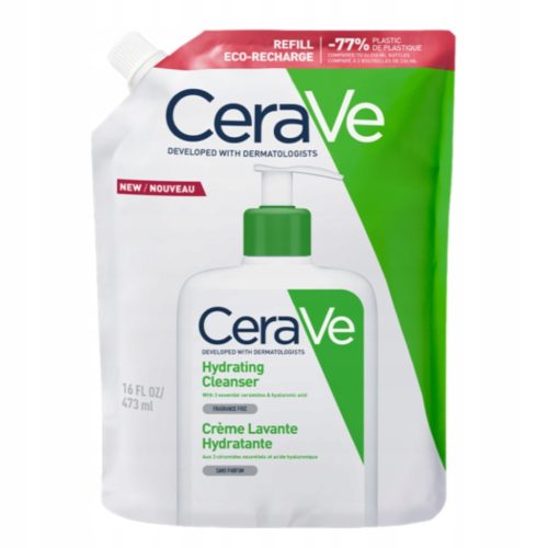 CeraVe Moisturizing Face Wash Emulsion for Normal to Dry Skin 473ml REFILL