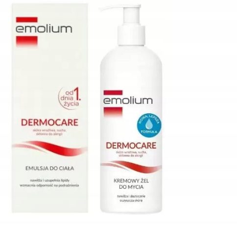 Emolium Dermocare Creamy Gel Wash for Sensitive Skin from First Month 400 ML