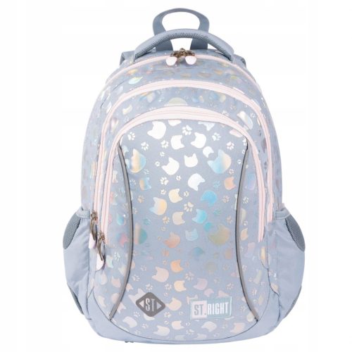 Multi-Compartment Ergonomic Backpack with Key Organizer and Waterproof Material