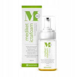Mediket Ictafoam Cleansing Foam for Body and Scalp, 100ml