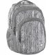 PASO 4-Chamber School Backpack for Girls with Small Hearts on Grey Background