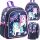 UNICORN Themed Waterproof Preschool Backpack with Padded Straps (PL11JR14)