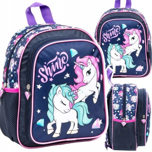 UNICORN Themed Waterproof Preschool Backpack with Padded Straps (PL11JR14)