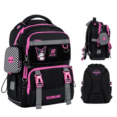 Kuromi Kite HK25-1022M Stylish & Spacious School Backpack for Girls