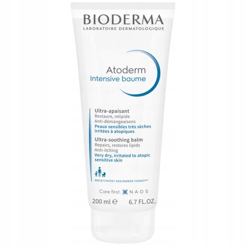 Bioderma Atoderm Intensive Baume - Soothing Emollient Balm for Dry, Sensitive Skin, 200ml