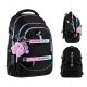 Lightweight Kite K25-727M-2 Youth School Backpack with Skateboard Holder