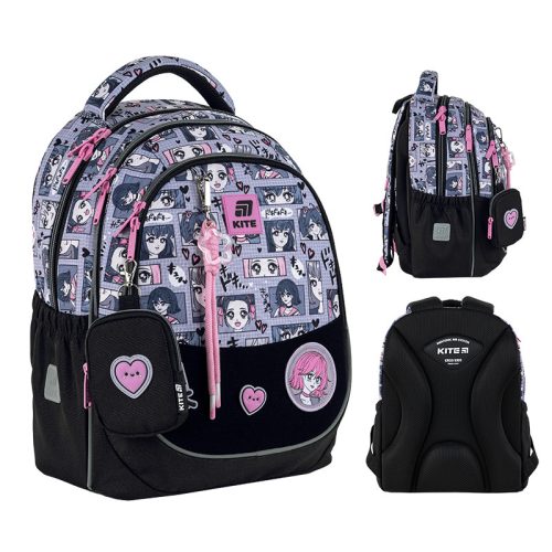 Kite K25-700M-1 Lightweight Orthopedic School Backpack for Young Girls