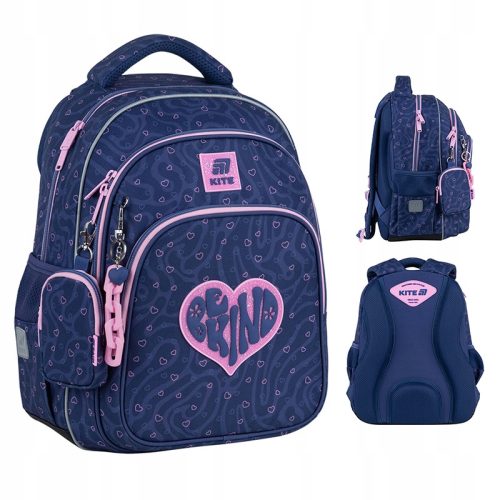Kite K25-763M-4 Stylish Purple School Backpack for Girls