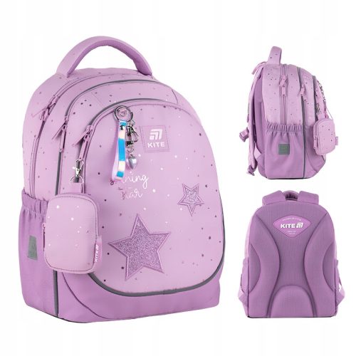 Stylish Purple Starry School Backpack for Girls - Kite K25-700M-2
