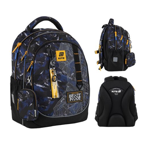 Reflective School Backpack for Boys - Ergonomic & Lightweight Kite K25-700M-4