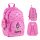 Hello Kitty Pink School Backpack for First Grade Girls by Kite HK25-585M-2