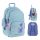 Charming Kite K25-585M-1 School Backpack for First Grade Girls with Kitty Design