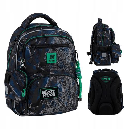 Reflective School Backpack for Boys: Kite K25-773M-3 First Grader's Orthopedic Bag