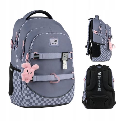 Kite K25-727M-3 Youth School Backpack with Skateboard Holder and AGS Technology