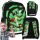 Minecraft Themed School Backpack for Boys - 3 Compartments, Reflective Details