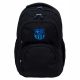 FC Barcelona Black 27L School Backpack for Kids with Club Emblem