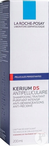 La Roche-Posay Kerium DS Anti-Dandruff Intensive Shampoo for Persistent Scalp Issues