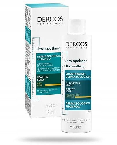 Vichy Dercos Ultra Soothing Shampoo for Dry Hair, 200 ml