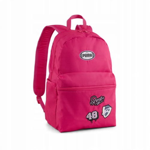 PUMA Patch Kids & Teens Backpack with Football Themed Patches, Reflective Strips