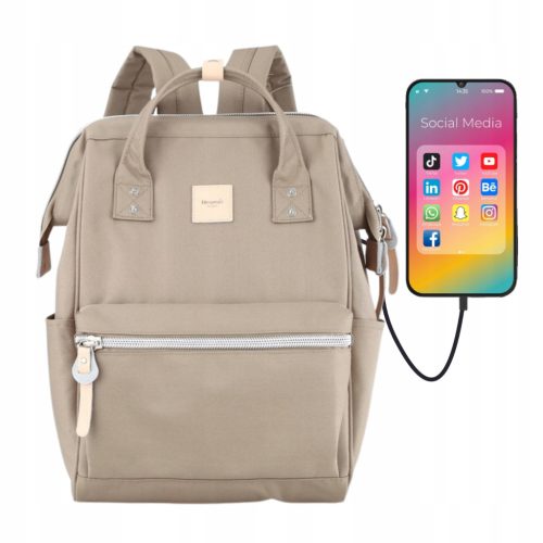Himawari® Urban Laptop Backpack with USB Port – Sleek, Functional & Spacious