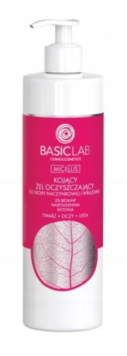 BasicLab Soothing Cleansing Gel for Sensitive and Redness-Prone Skin, 300ml