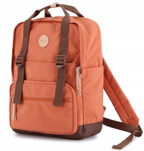 Women's Himawari Large Youth School Backpack with Laptop Compartment - Pumpkin