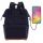 Stylish Himawari Women's School Backpack with USB Port for A4 Storage