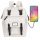 Himawari Fashionable Women's Backpack for School, College & Work, Fits A4, USB Port, Waterproof