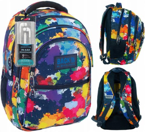 Large Youth Backpack B19 - 25L Capacity with Multiple Compartments