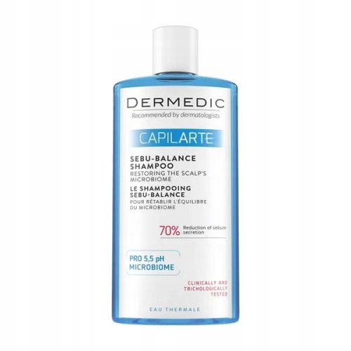 Dermedic Sebu-Balance Shampoo for Oily Hair, 300ml - Control Sebum Effectively