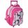 Stylish Violetta Wheeled Backpack for Girls by Paso