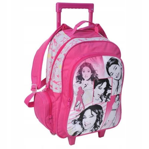 Stylish Violetta Wheeled Backpack for Girls by Paso