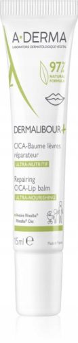 A-Derma Dermalibour+ Lip Balm 15ml - Essential Year-Round Lip Care