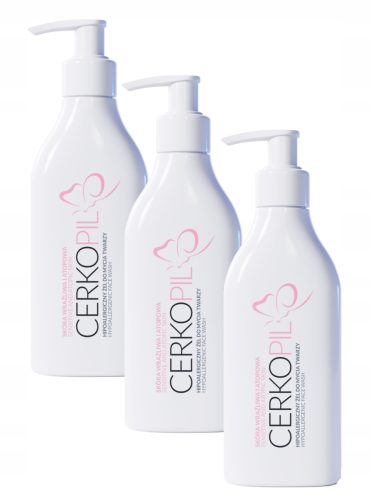 Hypoallergenic Cerkopil Gel - Gentle Daily Facial Cleanser for Sensitive Skin