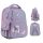 Purple Kite SP25-556M School Backpack for First-Grade Girls with Cute Cat Design