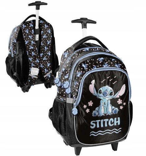 Disney Lilo & Stitch Themed Rolling School Backpack - Ideal for Everyday School Adventures