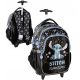 Disney Lilo & Stitch Themed Rolling School Backpack - Ideal for Everyday School Adventures