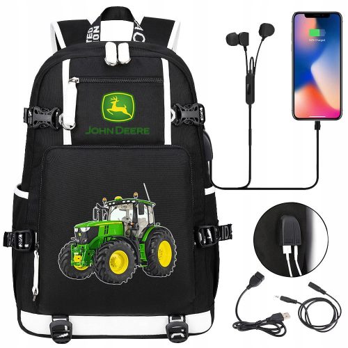 Durable School Backpack with USB Port and Enhanced Comfort Features