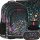 Starpak Galaxy Stars 3-Piece School Set: Backpack, Shoe Bag, & Pencil Case